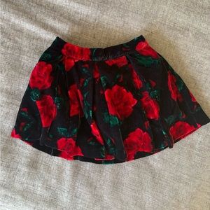 Janie and Jack Velvet Skirt